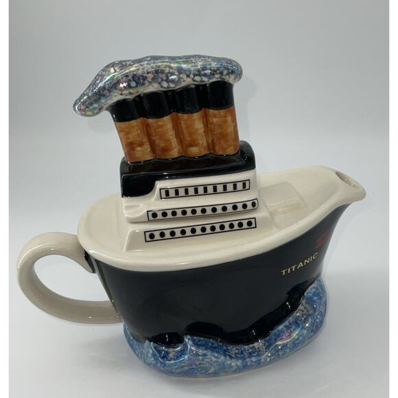 Tony Carter Titanic Teapot With Certificate Of Authenticity - Picture 4 of 12